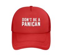Visiera Don't Be A Panican Funny Don't Be A Panic Don't Panic Taglia Regolabile Cappellino da Baseball Casual Cappellino per Uomo per Amico Pesca Tennis