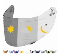 Visiera Everalo per Agv K1 - K1s - K3sv - K5 - K5s - S4sv - Horizon - Skyline - Strada - Stealth sv - Compact - Visiera Casco Pinlock Ready (Fotocromatica)