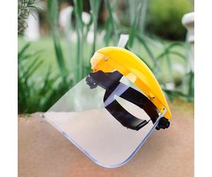 Visiera fai-da-te e staffa Visiera in PVC trasparente per elmetto Flip su e giù