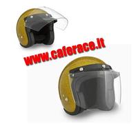 Visiera Flip - Up Clear in policarbonato con fissaggio 3 bottoncini