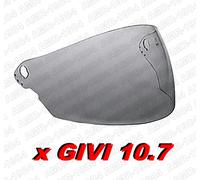 VISIERA GIVI ORIGINALE CASCO JET H10.7 FUME' Z2250FR ANTIGRAFFIO