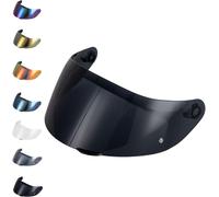 Visiera GT4-1 GT4-2 Compatibile Casco AGV K1 K1S K5 K5S Pinlock Ready (Nero 80%,