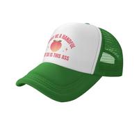 Visiera I Might Be A Handfuls But So Is This Ass Taglia Regolabile Cappellino Sport Morbida Cappelli Golf per Compleanno Caccia Unisex