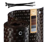 Visiera KADAX per balcone, terrazza, recinzione, 0,9 x 3 m, marrone scuro