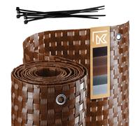 Visiera KADAX per balcone, terrazza, recinzione, 1 x 3 m, giallo miele