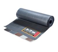 KADAX frangivista per balcone, terrazza, recinzione, resistente alle intemperie, in rattan sintetico, venduto al metro, copertura per balcone con fascette per cavi (1 x 1 m, antracite)