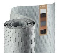 Visiera KADAX per balcone, terrazza, recinzione, 1 x 6 m, grigio chiaro