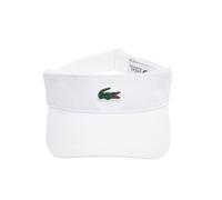 Visiera da tennis Lacoste Diamond Taffeta Sport Visor - white - Bianco
