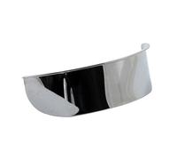 Visiera liscia per fari 5-3/4" cromo tutte le h-d con faro da 5-3/4" stile bates