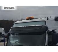 Visiera Luce Barra + LED per Volvo FMX 2013 - 2021 Globetrotter Camion Inox
