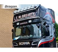 Visiera Luce Barra + LED x7 per Scania 4 Series Top Line Camion Inox