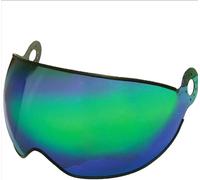 VISIERA MOMO DESIGN ANTIGRAFFIO SPECCHIATA VERDE MADE IN ITALY NON ORIGINALE