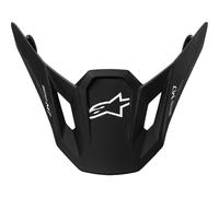 Visiera nera per casco Alpinestars Supertech S-M7 Solid.