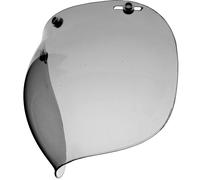 Visiera Nox Bubble per caschi da moto jet, parzialmente fumé