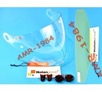 VISIERA ORIGINALE NOLAN N43 + SET VITI + VISIERA ANTIFOG SILICON N43E AIR N43E