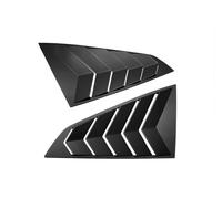 Visiera parasole auto Finestra A Feritoia Posteriore Sfiato Coperchio Dell'otturatore Laterale Per F&ord Per Mustang 2024 2025(Nero opaco)
