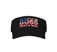 Visiera Parasole Because I'm The Boss That's Why Cappello da Baseball Regolabile Berretto da Baseball UV Protezione Visor cap per Sport Running Ciclismo