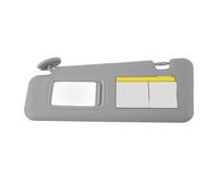 Visiera parasole for auto, compatibile for Highlander 2008-2013 con piastra di copertura dello specchietto cosmetico for bloccare la luce solare(Gray Left Side)