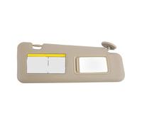 Visiera parasole for auto, compatibile for Highlander 2008-2013 con piastra di copertura dello specchietto cosmetico for bloccare la luce solare(Beige Right Side)