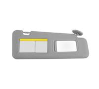 Visiera parasole for auto, compatibile for Highlander 2008-2013 con piastra di copertura dello specchietto cosmetico for bloccare la luce solare(Gray Right Side)