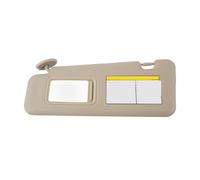 Visiera parasole for auto, compatibile for Highlander 2008-2013 con piastra di copertura dello specchietto cosmetico for bloccare la luce solare(Beige Left Side)