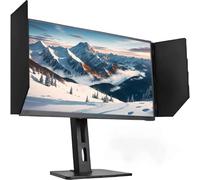 Visiera parasole for schermo di visualizzazione,parasole for monitor di computer desktop regolabile da 24 a 27 pollici,parasole pieghevole e portatile for la privacy,for ufficio,giochi,tutte le marche