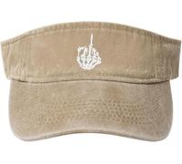 Visiera Parasole Fu-CK off Middle Finger Cappello da Baseball Unisex Berretto da Baseball UV Protezione Visor cap per Ciclismo Running Sport