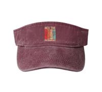 Visiera Parasole Hex The Patriarchy Feminism Witch Wicca Feminist Berretto da Baseball UV Protezione Cappello da Baseball Regolabile Visor cap per Pesca Running Ciclismo