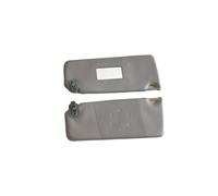 Visiera Parasole Interna Sinistra Destra 2 Pezzi Set di Copri-Visiera Parasole per Auto Compatibile con Renault Clio Symbol Colore Grigio Chiaro