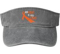 Visiera Parasole My Fight Multiple Sclerosis Ms Awareness Berretto da Baseball Traspirante Cappello da Baseball UV Protezione Visor cap per Ciclismo Sport Running