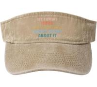 Visiera Parasole My Tummy Hurts But I'm Being Really Brave About It Visor cap Unisex Cappello da Baseball Traspirante Berretto da Baseball per Sport Running Ciclismo