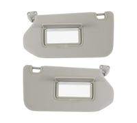 Visiera parasole per auto compatibile con Infiniti QX60 2014-2017 con piastra di copertura dello specchietto di cortesia per bloccare la luce solare 96401-9PB0A 96400-9PB0A(Gray a Pairs)