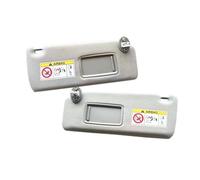 Visiera Parasole per Auto con Specchio per Il Trucco per Toyota Land Cruiser Prado KDJ155/KDJ150 2009-2023 Grigio Beige Visiera Parasole Lato conducente e passeggero