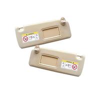 Visiera Parasole per Auto con Specchio per Il Trucco per Toyota per Land Cruiser per Prado KDJ155/KDJ150 Grigio Beige Visiera Parasole Lato conducente e passeggero