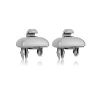 Visiera Parasole Per Auto Per A1 A3 A4 A5 Q3 Q5 S3 S4 S5 TT Per Allroad 8U0857562A Interno Grigio Grigio Sun Visor Clip Holder Gancio Staffa Gancio Aletta Pantina Parasole(2pcs Grey)