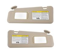 Visiera Parasole Per Auto Per Highlander 2008-2013 Con Piastra Di Copertura Dello Specchietto Cortesia 74320-48500-B0 Per Bloccare La Luce Solare Visiera Parasole Auto(Beige a Pairs)