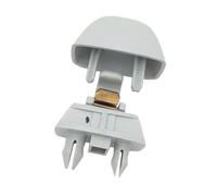 Visiera Parasole Per Auto Per Per Passat B7 Per Polo Gancio Staffa Clip Visiera Parasole Interna Grigia Aletta Pantina Parasole(2 Pcs)