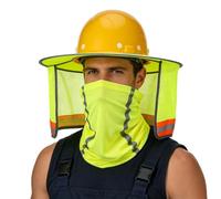Visiera Parasole Per Casco con Ghetta Parasole in Rete con Strisce