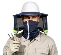 Visiera Parasole Per Casco Con Scaldacollo A Strisciass Riflettentess