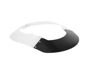 Visiera Parasole per Casco di Sicurezza Ampia Copertura | PP Plastica, Struttura Arcuata Precisa, Protegge Dalla Luce Diretta, per Manutenzione Stradale e Gestione Eventi