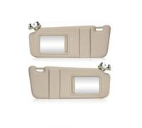 Visiera Parasole Per Per Camry 2007 2008 2009 2010 2011 Lato Passeggero Sinistro E Destro Visiera interna per auto(Beige Left Right Set)