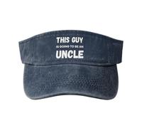 Visiera Parasole This Guy Is Going To Be An Uncle Berretto da Baseball Regolabile Cappello da Baseball UV Protezione Visor cap per Sport Ciclismo Running