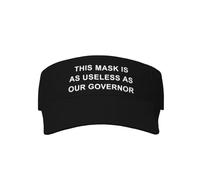 Visiera Parasole This Mask Is As Useless As Our Governor Berretto da Baseball Unisex Cappello da Baseball UV Protezione Visor cap per Ciclismo Pesca Running