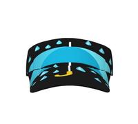 Visiera Parasole Unisex A Safe Haven from The Rain Protezione Solare Moda Cappello da Sole, per Campeggio, Sportivo, All'Aperto, Pesca, 52-63cm