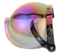 Visiera Paravento per Casco da Motociclista, Plastica Leggera Rimovibile | Installazione Rapida, Resistente Agli Urti, per Guida All'aperto e Viaggi Lunghi su Strada