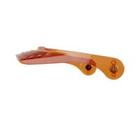 Visiera Peak Lunga John Doe JD ONE Arancio Trasparente