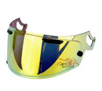 Visiera per Arai RX-7X PROFILE V CHASER X SIGNET X Oro Compatibile