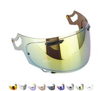 Visiera per Arai RX-7X PROFILE V CHASER X SIGNET X Oro Compatibile Pinlock Ready