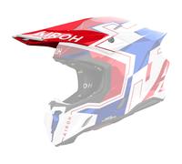 Visiera per casco Airoh Twist 3 Dizzy blu-rosso lucido