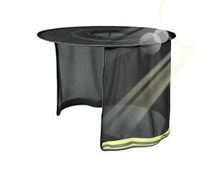 Visiera per casco di protezione, traspirante e leggera, con tesa completa, con protezione per il collo e strisce riflettenti per lavorare in condizioni climatiche calde, protezione solare